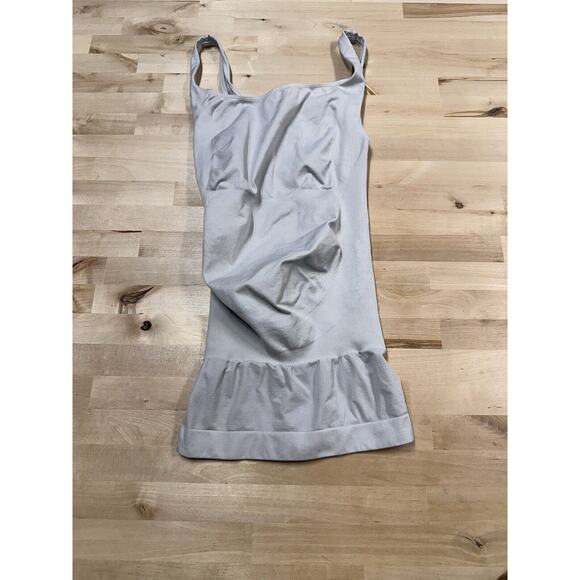 BLANQI Maternity Tank Light Gray Belly Support Top Size S Stretch - Picture 1 of 5